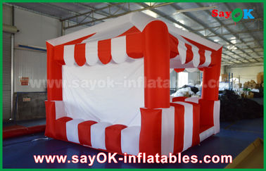 Red And White 210 D Oxford Cloth Inflatable Bounce For Children
