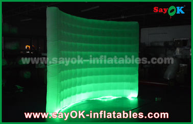 Inflatable Party Decorations 17 Colors Changed Inflatable Photo Booth With Touch Screen Remote Control