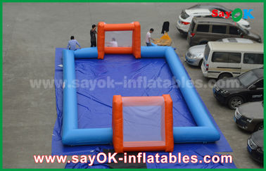 Inflatable Ball Game Word Cup PVC Inflatable Sports Games , Customized Inflatable Football Pitch