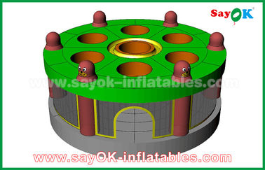 Giant Inflatable Games Funny Inflatable Sports Games Human Whack A Mole Game With Air Blower