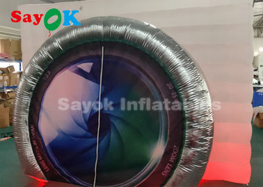 Party Photo Booth Festival Event Inflatable Photo Booth / 11.5x9.2x8.2ft Inflatable Cube Tent