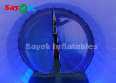 Party Photo Booth Festival Event Inflatable Photo Booth / 11.5x9.2x8.2ft Inflatable Cube Tent