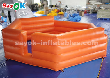6m Outdoor Entertainment Inflatable Sports Games Football Field For Playground