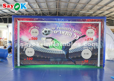 Inflatable Soccer Goal Durable Inflatable Sports Games PVC Tarpaulin Outdoor Shooting Door