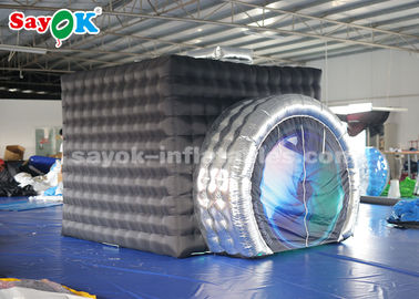 Inflatable Party Tent 3*2.7*2.5m Oxford Cloth Inflatable Photo Booth With Camera Shape Fire Resistant