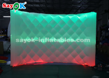 Inflatable Photo Studio Attractive Inflatable LED Photo Booth Backdrop Wall With Remote Control