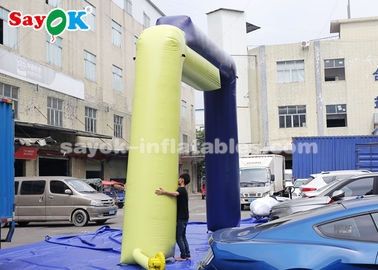 Custom Inflatable Arch 7.6*4.9mH PVC Tarpaulin Inflatable Entrance Arch For Events / Advertisement