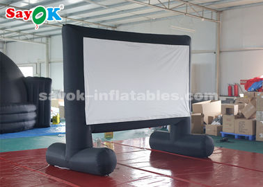 Inflatable Video Screen Portable Inflatable Movie Screen With Air Blower For Backyard / Parks