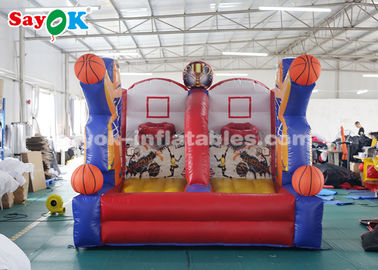 Inflatable Basketball Game PVC Tarpaulin Basketball Hoop Shoot Inflatable Game For Playing Center