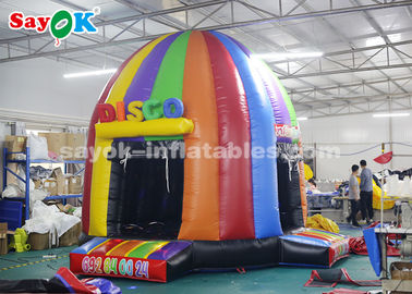 Go Outdoors Air Tent Colorful Inflatable Disco Tent Bounce House With Air Blower For Amusement Park