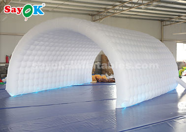 Inflatable Family Tent White Sports Entrance Inflatable Air Tent Easy To Clean And Carry