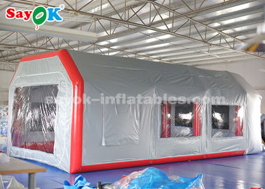 Air Inflatable Tent Mobile Inflatable Paint Spray Booth With Sponge Filter For Car Maintenance