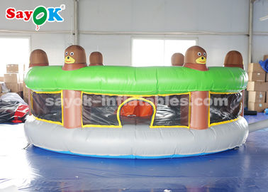 Inflatable Lawn Games Funny Inflatable Sports Games / Inflatable Human Whack A Mole With Air Blower