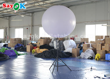 Durable 1.5m Giant Inflatable Balloon White Polyester For  Exhibitions