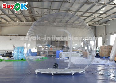 Clear Inflatable Tent Transparent 3m Inflatable Air Tent Non - Toxic  Flame  - Retardant 0.6mm PVC Material