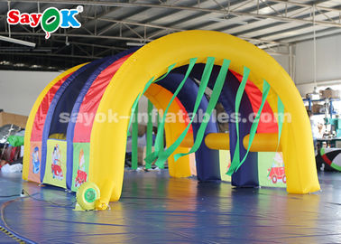 Inflatable Yard Tent Movable Rainbow Inflatable Air Tent For Party / Blow Up Arch Tent