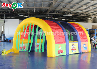Inflatable Yard Tent Movable Rainbow Inflatable Air Tent For Party / Blow Up Arch Tent