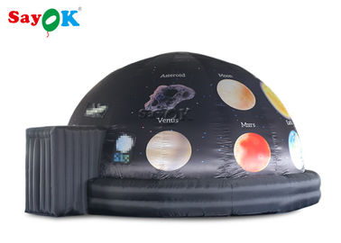 Inflatable Digital Mobile Planetarium With PVC Floor Mat For Astronomy Museum