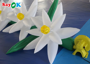 Durable Inflatable Flower Chain With Air Blower For Advertising