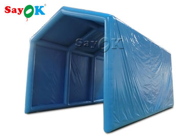 Inflatable Frame Tent Blue Oxford Cloth Outside Inflatable Decontamination Tent Disinfection Channel Sanitizing Station