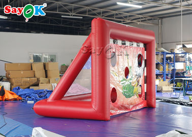 Inflatable Football Court Portable Inflatable Sports Games / Mini Inflatable Soccer Door Outdoor Football Court