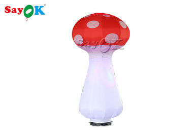 Custom LED Inflatable Mushroom Model For Event / Party Decoration