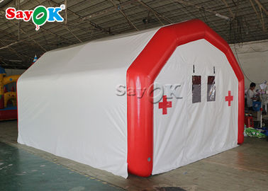 Inflatable Emergency Tent Oxford Cloth  Inflatable Medical Tent / Cube Decontamination Tent