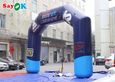 Arch Bridge Design Outdoor Sport Racing Games Inflatable Finish Line Arch / Blow Up Entrance Arch