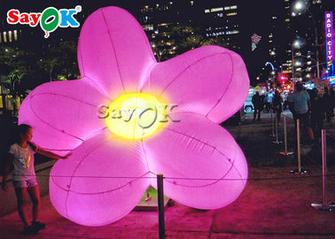 Artificial Inflatable LED Hanging Flower For Advertising Decorating