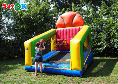 Inflatable Basketball Game 4x3.6x3m Inflatable Sports Games Children Basketball Race Shooting Game