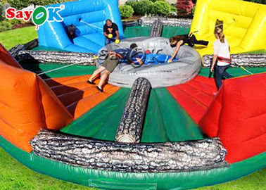 Inflatable Outdoor Games PVC Tarpalin  Inflatable Sports Games Hungry Hippo Inflatable Bungee Hippo Chow Down