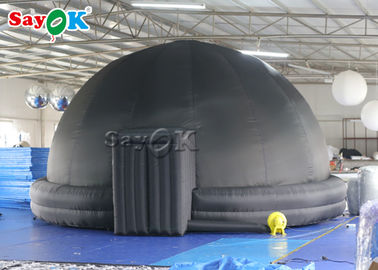 360 Dome Projection 5/6m Portable Black Inflatable Planetarium Tent