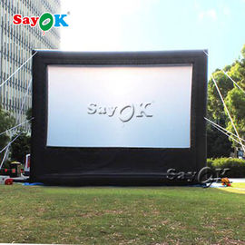 Large Inflatable Movie Screen Easy Install Oxford Cloth ODM Blow Up Theater Screen