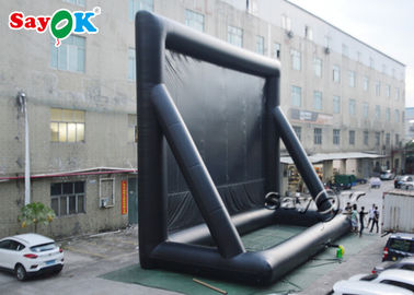 Inflatable Cinema Screen Black And White School  Inflatable Projector Movie Screen