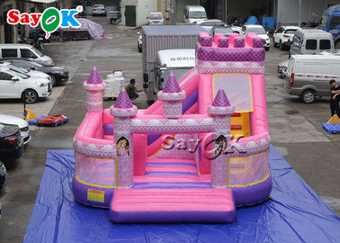 Kid Waterproof Princess Pink Inflatable Boucing Castle 5x5.5x4.2m