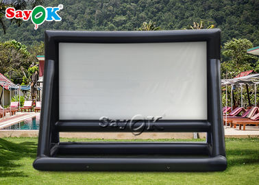 Inflatable Big Screen Backyard Inflatable Movie Screen Rear Projection Logo Printing