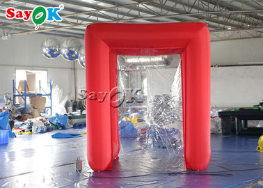 Red Inflatable Medical Disinfection Sterilization Channel For Emergency