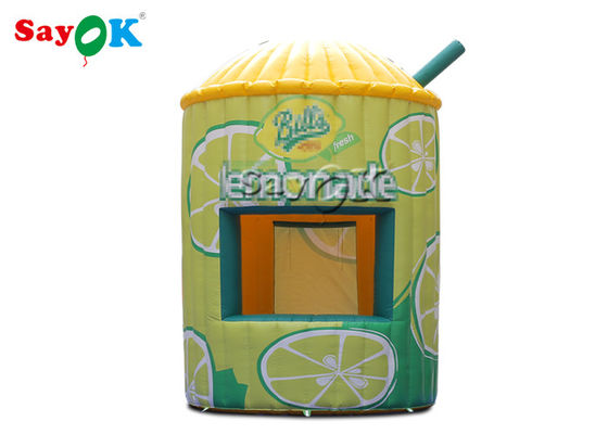 Inflatable Work Tent 3.5x5.3mH 0.4mm Inflatable Lemonade Stand Booth Tent For Display