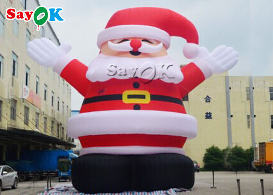 10m Christmas Inflatable Santa Model For Advertising