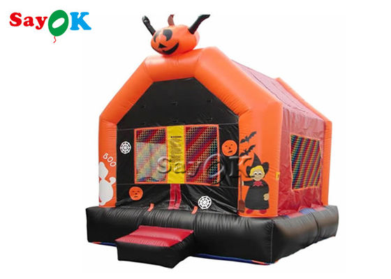 PVC Tarpaulin Halloween Pumpkin Inflatable Jumping Castle Bounce House