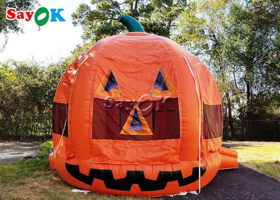 5.6x4.8x4.5mH Pumpkin Theme Inflatable Bounce House UV Resistant
