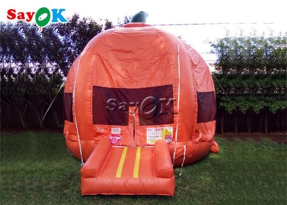 5.6x4.8x4.5mH Pumpkin Theme Inflatable Bounce House UV Resistant
