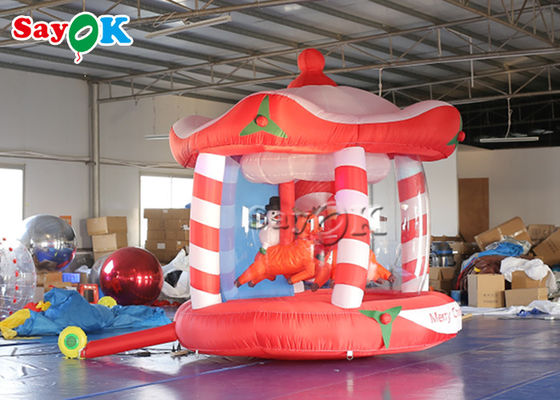 Customized 3m Outdoor Inflatable Christmas Carousel