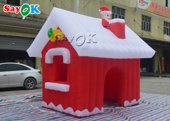 3*3*3m Oxford Inflatable Christmas Village House For Party