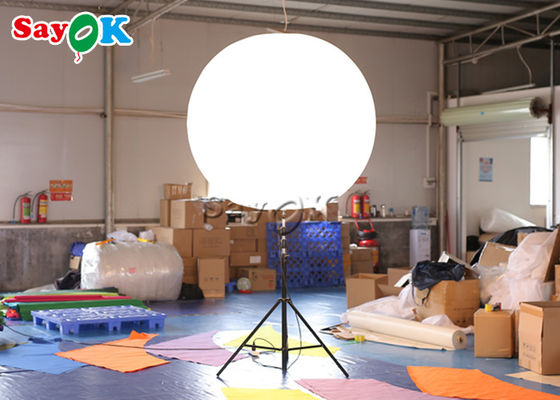 Outdoor Led Lighted 1.5m Inflatable SS Tripod Balloon