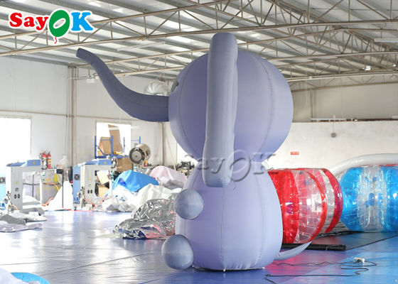 Inflatable Elephant Parade Event Inflatable Cartoon Characters Elephant With Blower