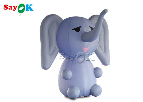 Inflatable Elephant Parade Event Inflatable Cartoon Characters Elephant With Blower