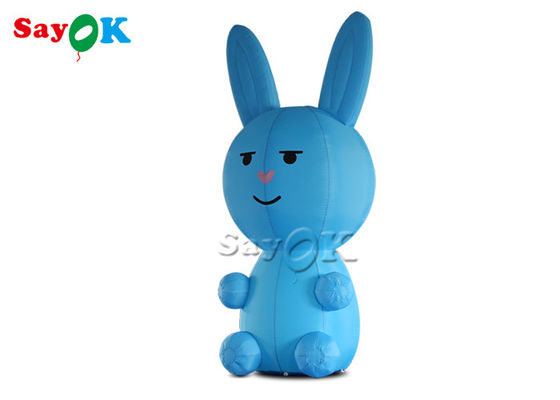Inflatable Cartoon 3m Inflatable Cartoon Characters Jumbo Blow Up Blue Bunny