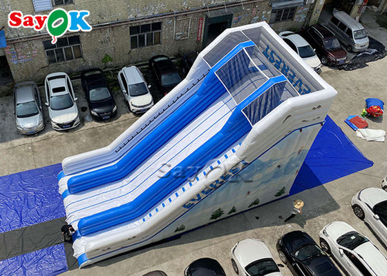 Commercial Winter Inflatable Bouncer Slide For Water Parks