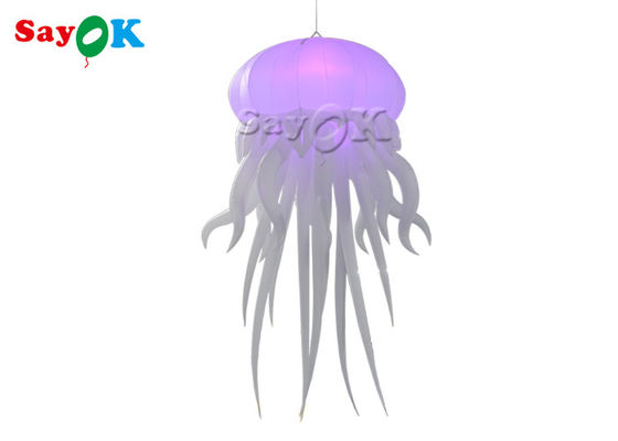 Party Stage 3m Hanging Inflatable Led Lighting Jellyfish